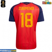 Spanien Martin Zubimendi #18 Heimtrikot WM 2026 Kurzarm